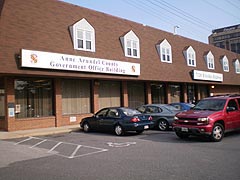 [photo, Board of Elections, County Government Office Building, 7320 Ritchie Highway, Glen Burnie, Maryland]