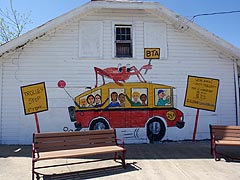 [photo, Beach Trolley Stop, Bay Ave., North Beach, Maryland]